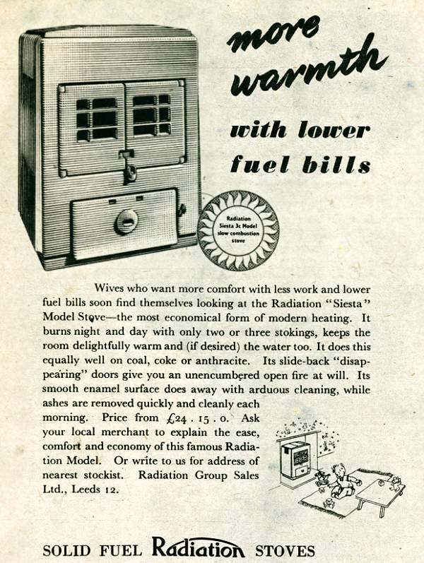 Radiation Stoves