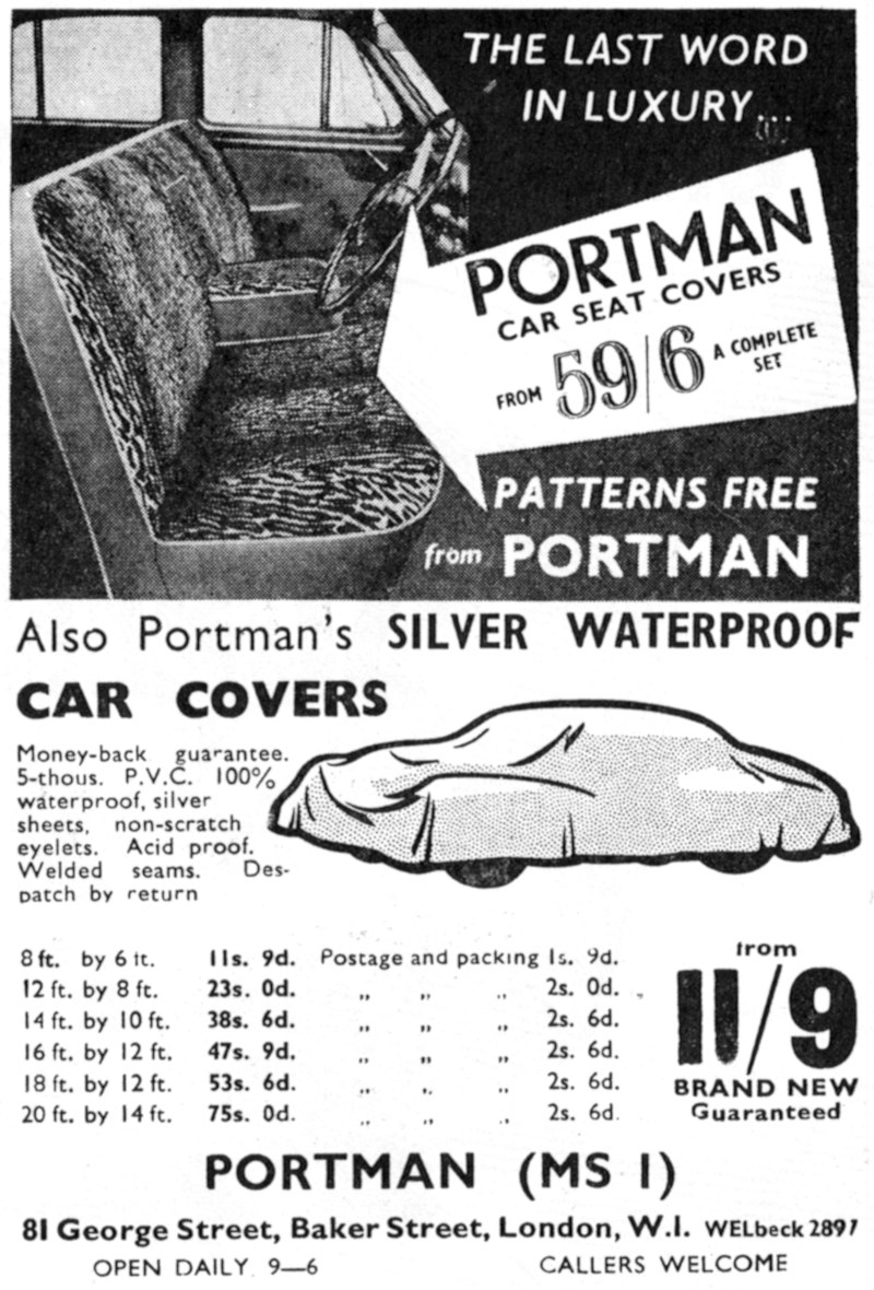 Portman Car Seat Covers