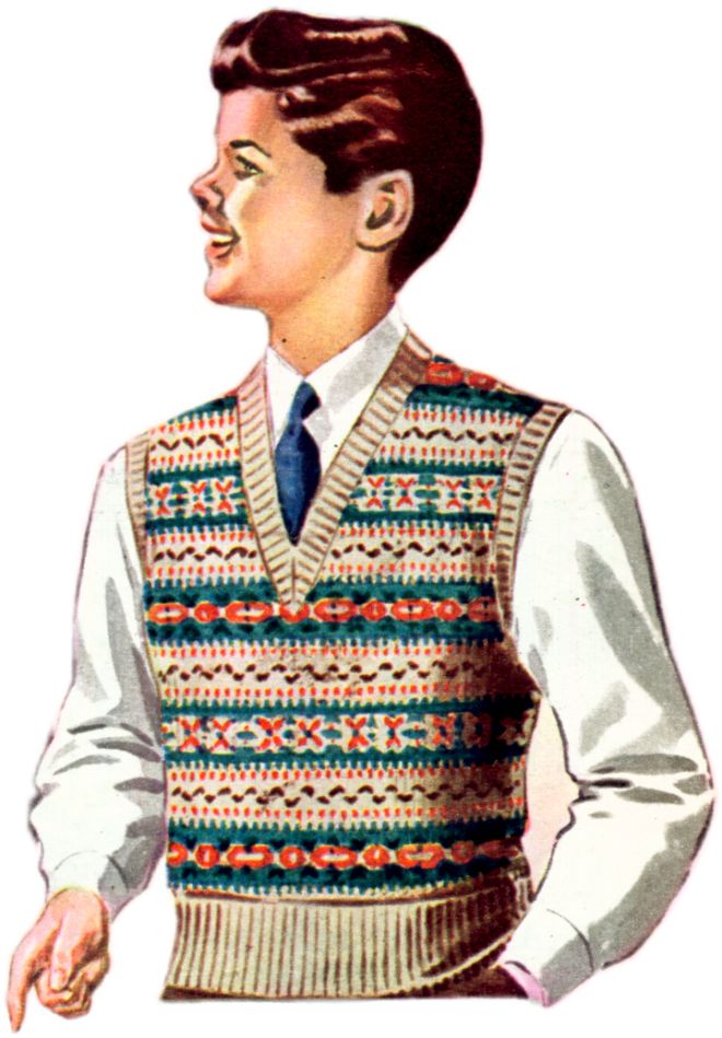 Boy's Fair Isle Slipover